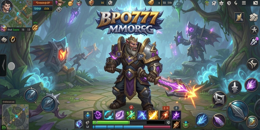 Tangkapan layar dari aksi seru dalam BPO777.