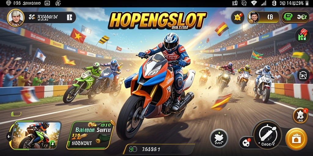 Tampilan gameplay HOPENGSLOT yang menegangkan dan seru.
