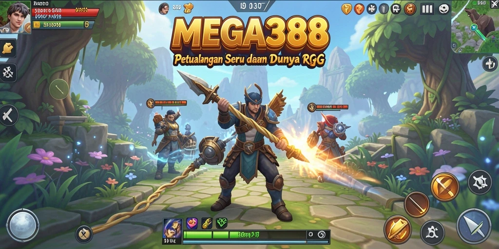 Tangkapan layar MEGA388 menunjukkan aksi mengasyikkan di dunia RPG.