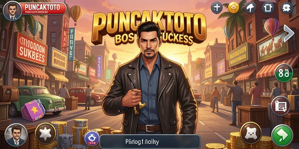 Tangkapan layar utama PUNCAKTOTO yang menunjukkan gameplay Tycoon yang menarik.