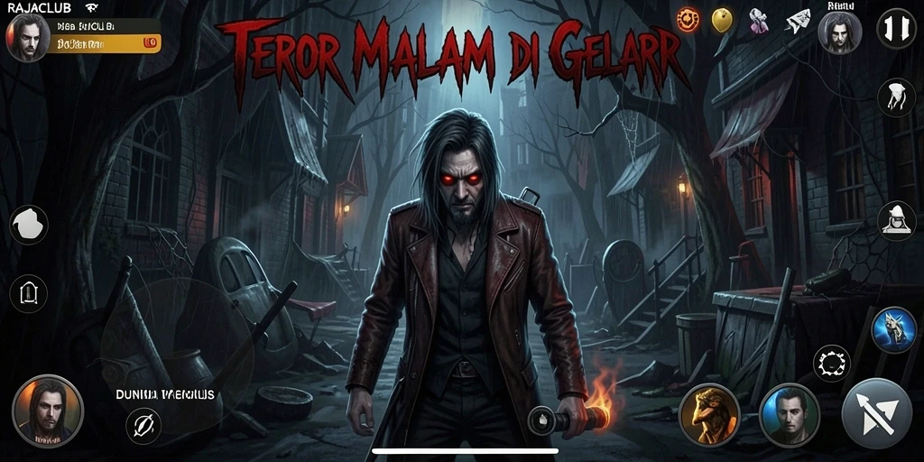 Tangkapan layar RAJACLUB menunjukkan momen mencekam dalam gameplay.